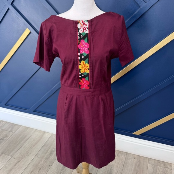 Dresses & Skirts - Mexican embroidered sheath